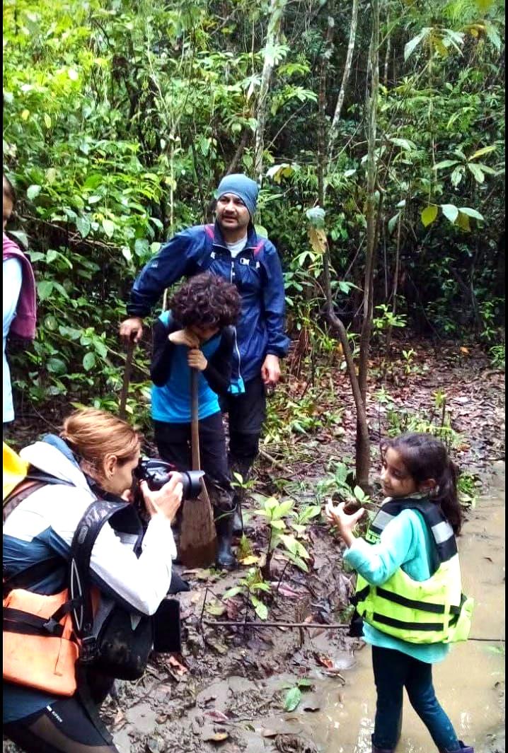 Exploring the jungle swamps