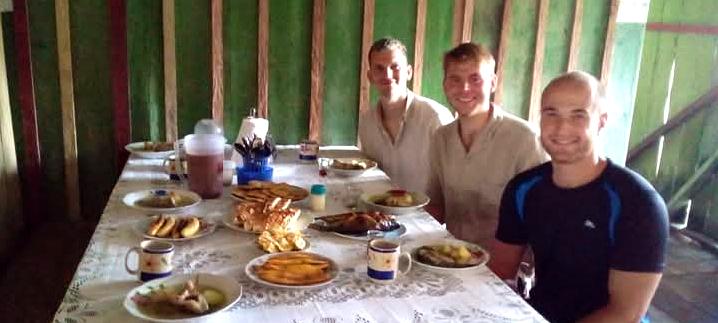 Breakfast at the lodge